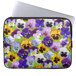 Belle Pansies de ressort Sac électronique
