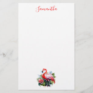 Belle papeterie de Flamant rose