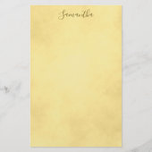 Belle papeterie Parchemin Doré (Devant)