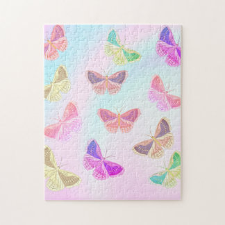 Belle papillons Pastel Puzzle