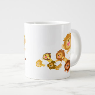 Belle Parade de Lions Caricature Jumbo Mug