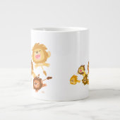 Belle Parade de Lions Caricature Jumbo Mug (Devant)