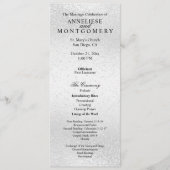 Belle Parties scintillant blanche - Programme (Devant)