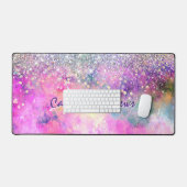 Belle parties scintillant en argent irisé (Clavier et souris)