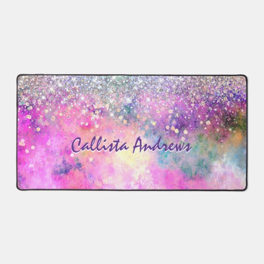 Belle parties scintillant en argent irisé (Recto)