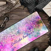 Belle parties scintillant en argent irisé