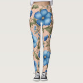 Belle Patte Florale Leggings - Soft & Stretch (Devant)