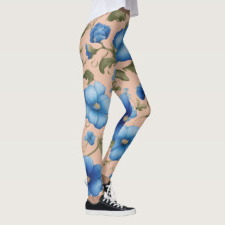 Belle Patte Florale Leggings - Soft & Stretch