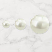 Belle Pearls Plage Table de Mariage Confetti (Derrière)