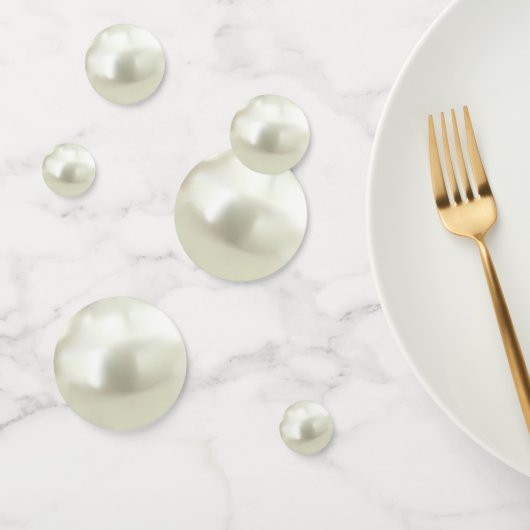 Belle Pearls Plage Table de Mariage Confetti (Groupe)