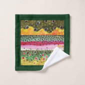 Belle peau originale de truite 3 (Gant de toilette)