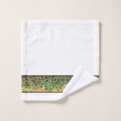 Belle pêche à la truite pêcheur à la ligne (Gant de toilette)