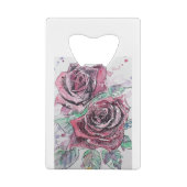 Belle peinture à l'aquarelle rouge Rose (Dos)
