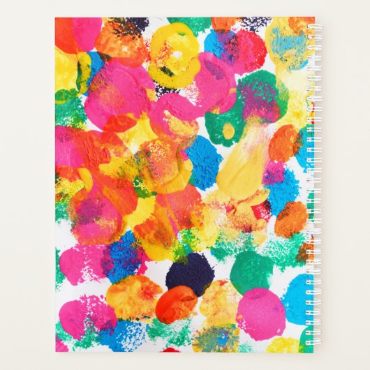 Belle peinture abstraite colorée (Dos)