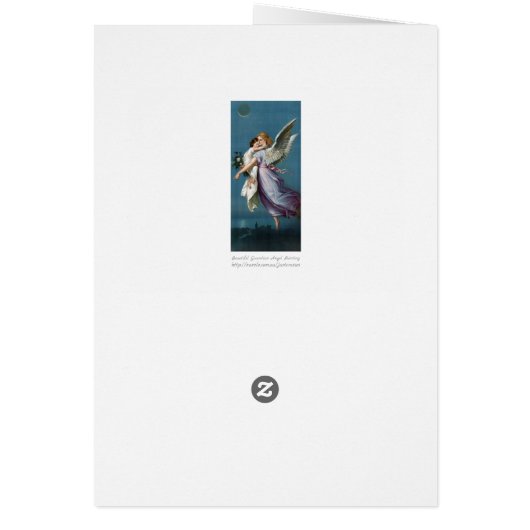 Belle Peinture Ange Gardienne (Dos)