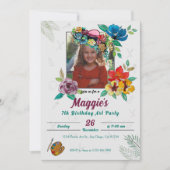 Belle peinture d'art Invitation pour la fête d'ann (Devant)