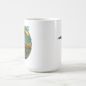 Belle peinture de plage de Hanalei sur la tasse (Centre)