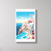 belle peinture marakech toile étirée imprimé (Recto)