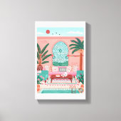 belle peinture marakech toile étirée imprimé (Recto)