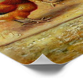 belle peinture poster vintage 22 (Coin)