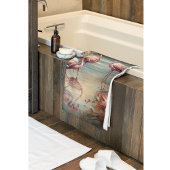 belle peinture vintage flamants roses