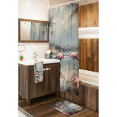 belle peinture vintage flamants roses