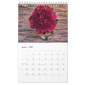 Belle Peonies Calendrier Mur (Mar 2027)