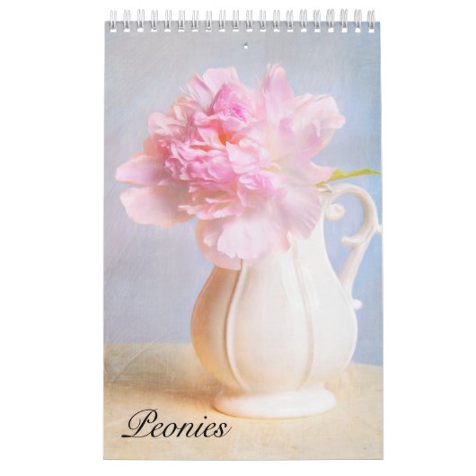 Belle Peonies Calendrier Mur (Protection)