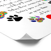 Belle perte d'un chat de compagnie Affiche de cond (Coin)