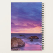 Belle photo côtière du coucher de soleil (Dos)