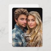 Belle photo élégante Merci (Devant / Derrière)