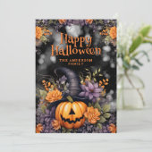 Belle photo Happy Halloween Carte (Debout devant)