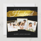 Belle photo Mari Mariage Anniversaire Carte (Devant)