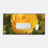 Belle photo rose jaune personnalisée (Clavier et souris)