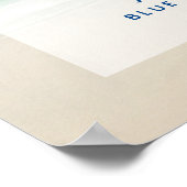 Belle plage Bienvenue à notre affiche Mariage (Coin)