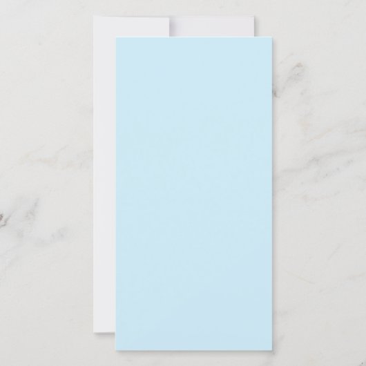 Belle plage Sympathie Merci 4 x 8 Carte Plat (Dos)