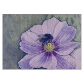 Belle planche à découper en verre avec design d'ar (Devant)