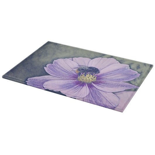 Belle planche à découper en verre avec design d'ar (Coin)