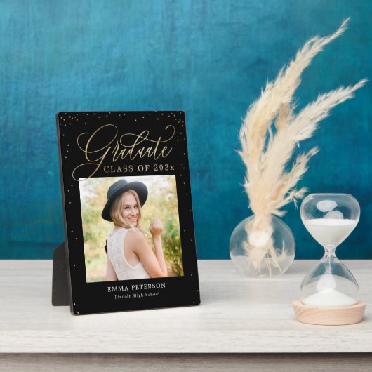 Belle plaque de graduation de couleur modifiable (Côté)