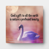 Belle plaque en nain avec Easel (Devant)