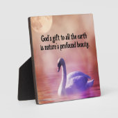 Belle plaque en nain avec Easel (Recto)