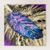 Belle plume Jigsaw Puzzle Exotique (Horizontal)