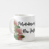 Belle Pohutukawa Fleurs de café Mug (Devant gauche)