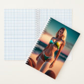 Belle pose fille en Carnet bikini (À l'intérieur)