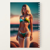 Belle pose fille en Carnet bikini (Verso)