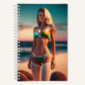 Belle pose fille en Carnet bikini (Recto)
