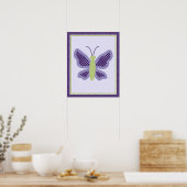 Belle Poster d'art papillon (Cuisine)