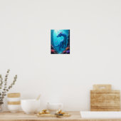 Belle Poster Dragon Sous-Marin (Cuisine)
