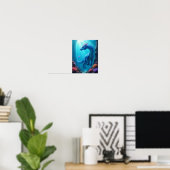 Belle Poster Dragon Sous-Marin (Bureau à domicile)