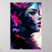 Belle Poster Portrait de Fille (Devant)